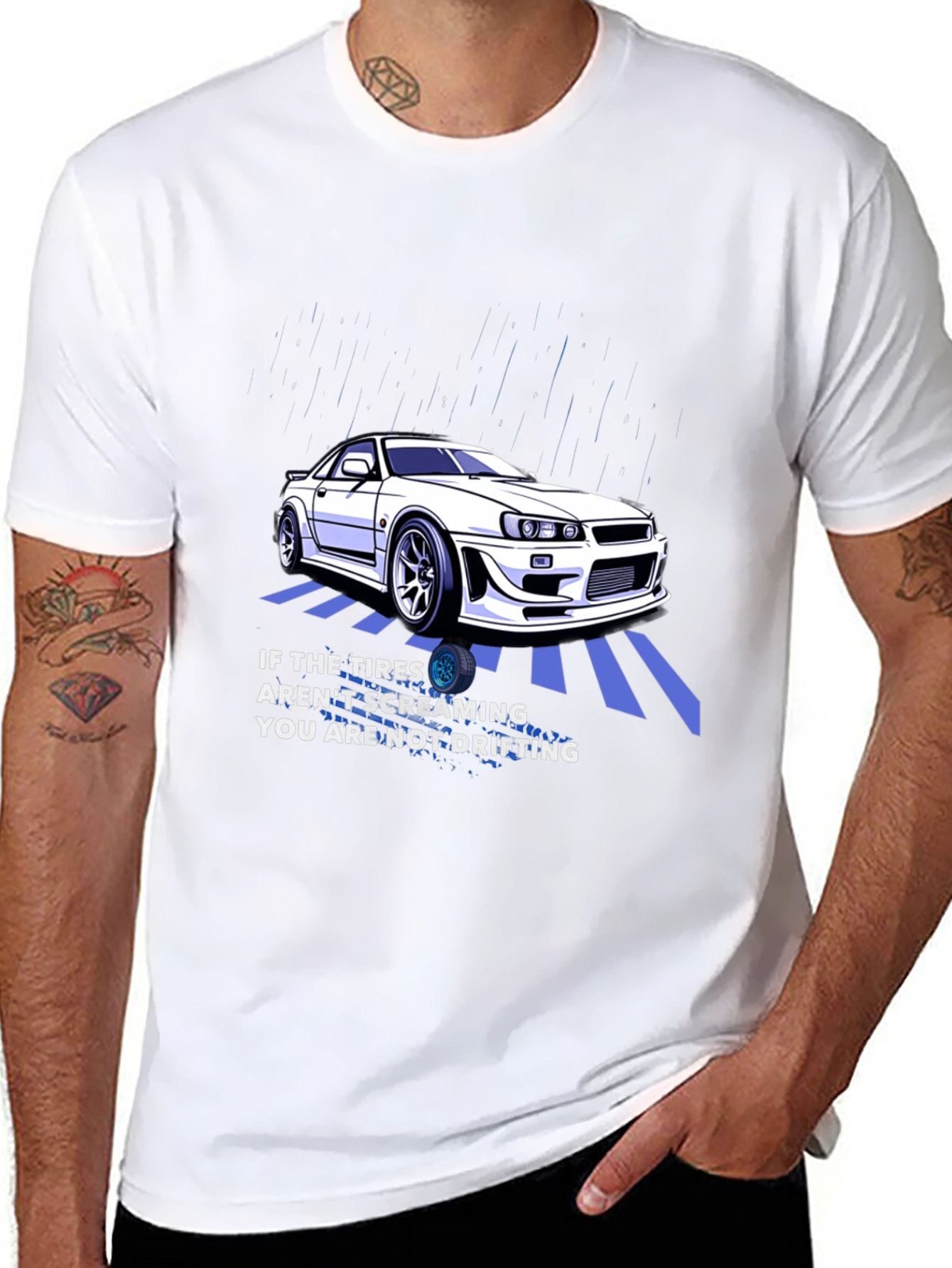 Drifting Car T-Shirt - If The Tires Arent Screaming...