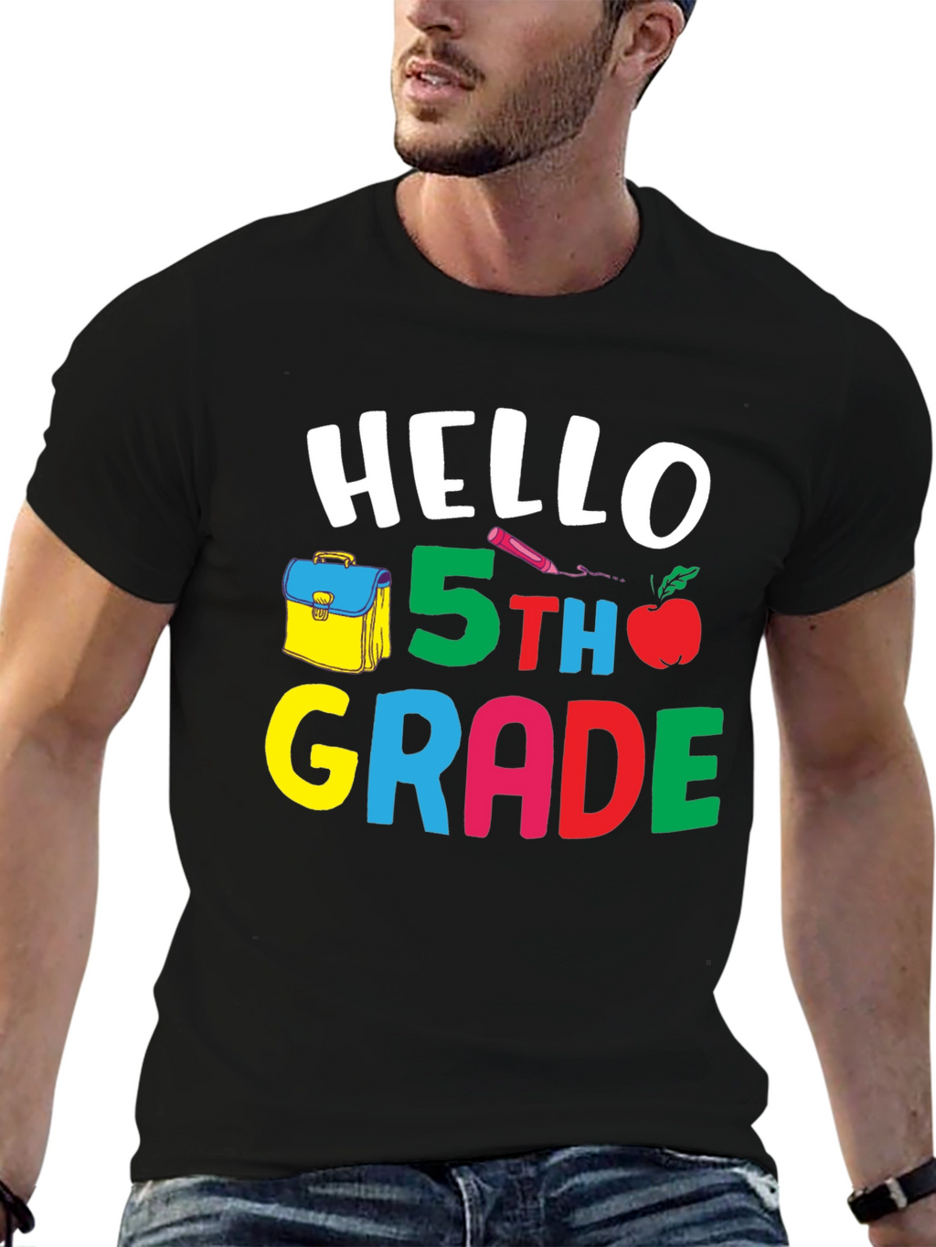 Hello 5th Grade T-Shirt Back to School