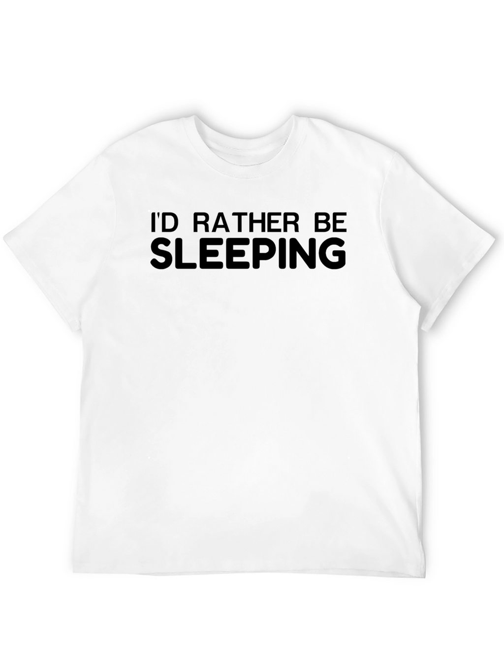 Id Rather Be Sleeping T-Shirt - Black