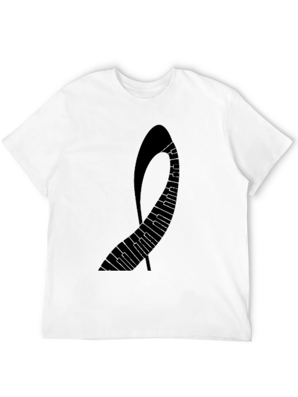 Piano Keys Graphic T-Shirt