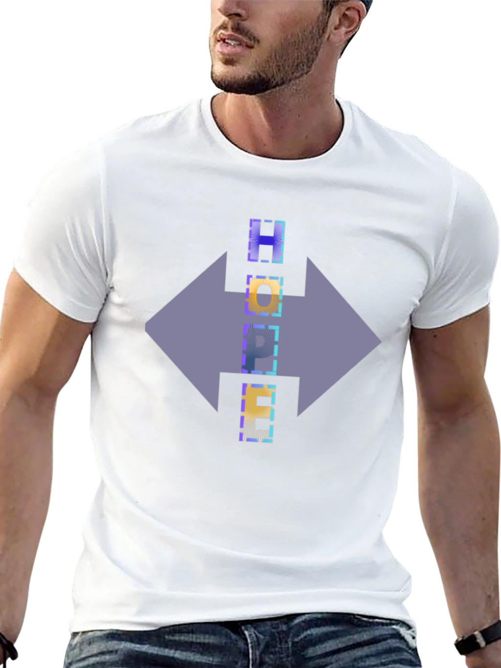 HOPE Graphic Print Tee - Stylish Unisex T-Shirt