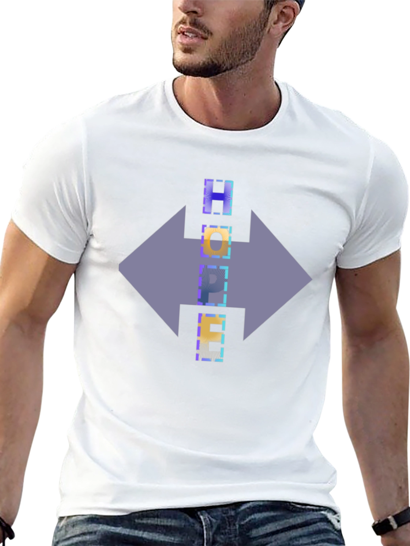 HOPE Graphic Print Tee - Stylish Unisex T-Shirt