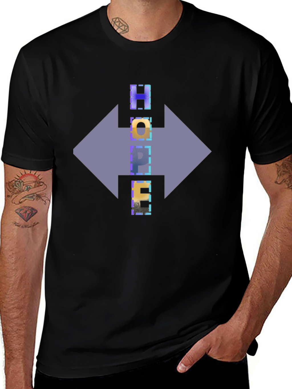 HOPE Graphic Print Tee - Stylish Unisex T-Shirt