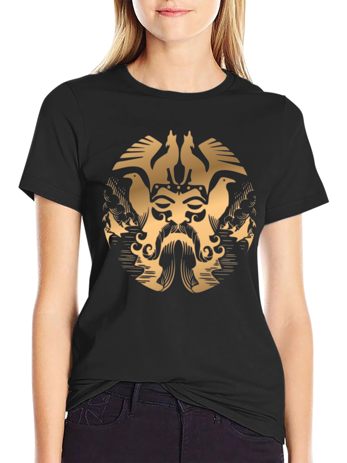 Mythical Raven Graphic T-Shirt