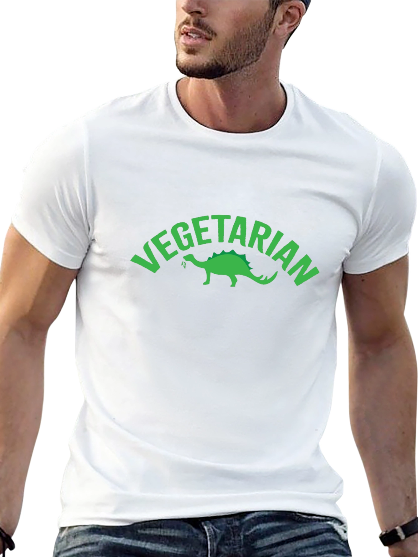 Vegetarian Dinosaur Graphic Tee