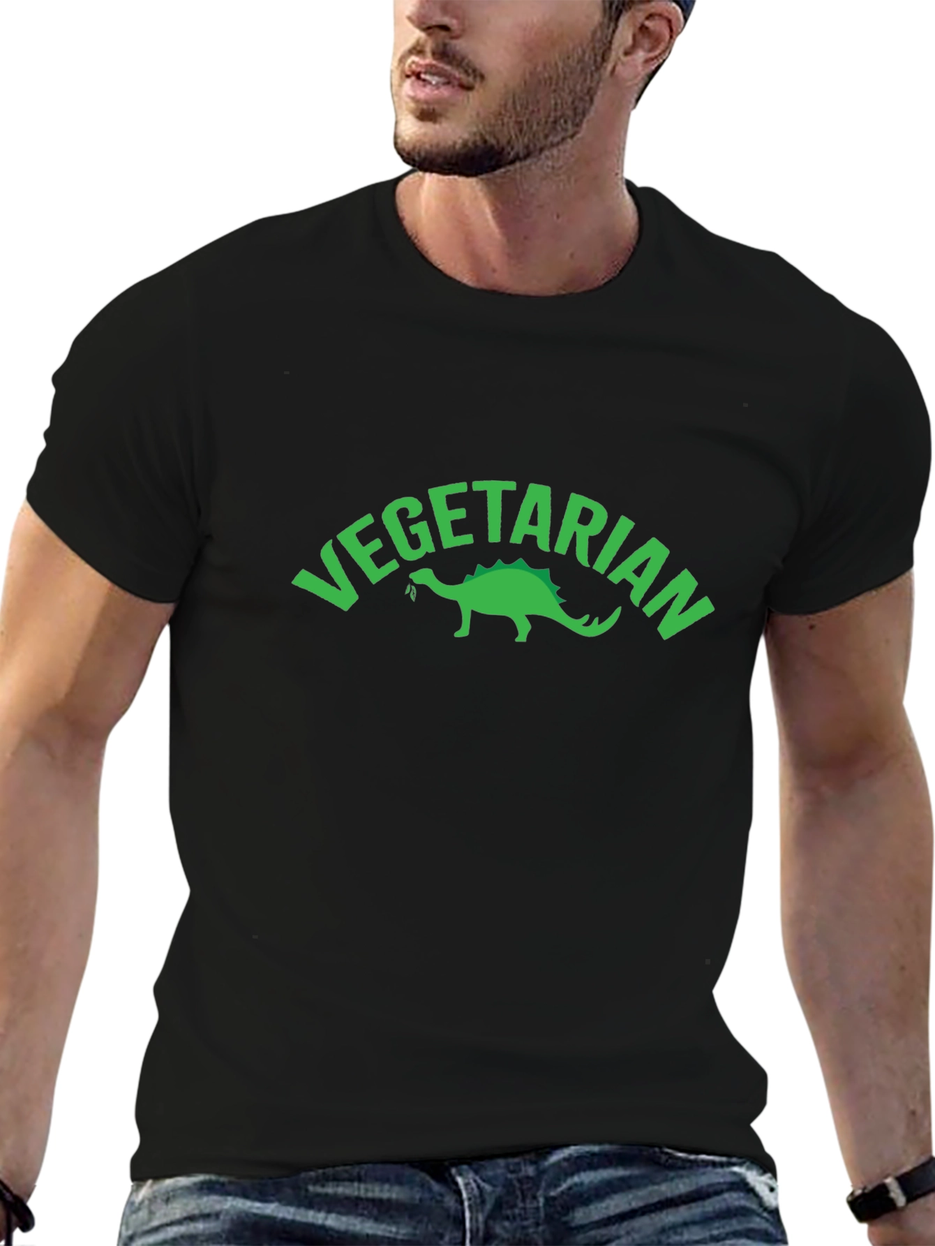 Vegetarian Dinosaur Graphic Tee