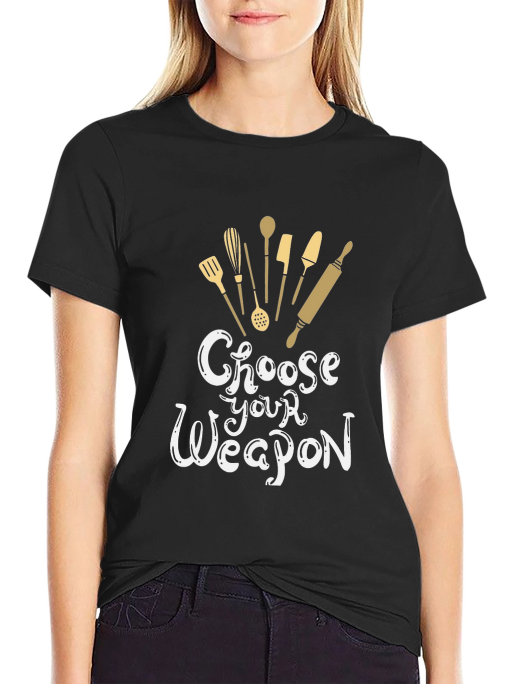 Choose Your Weapon T-Shirt - Bakers Edition