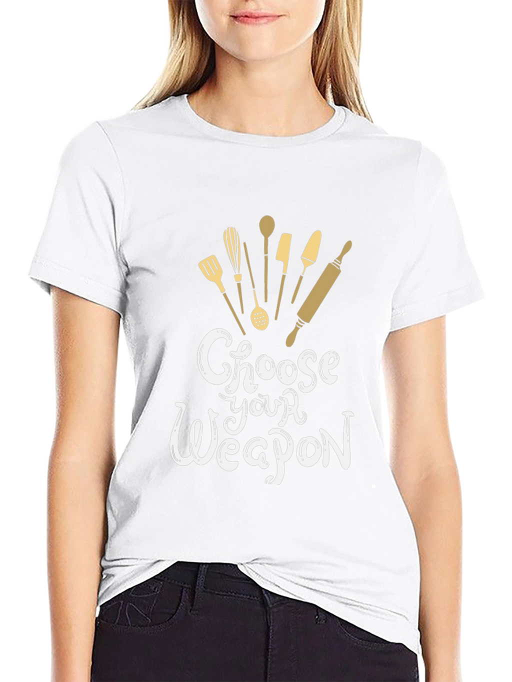 Choose Your Weapon T-Shirt - Bakers Edition