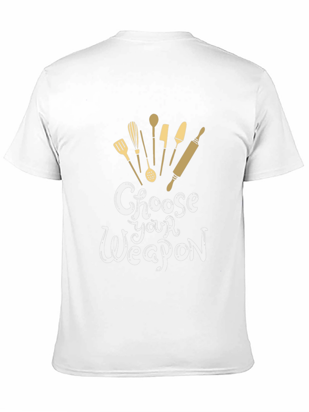 Choose Your Weapon T-Shirt - Bakers Edition