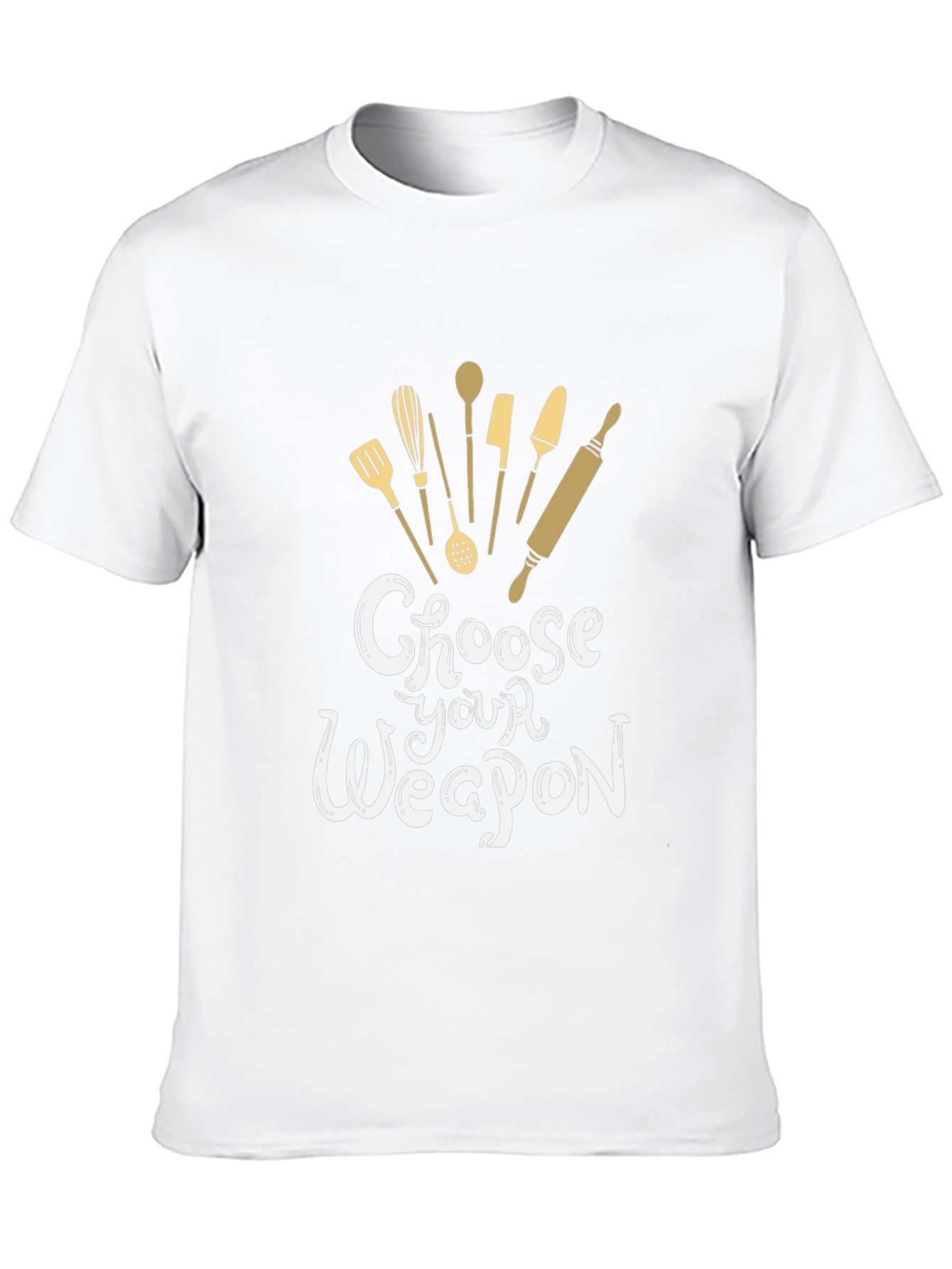 Choose Your Weapon T-Shirt - Bakers Edition
