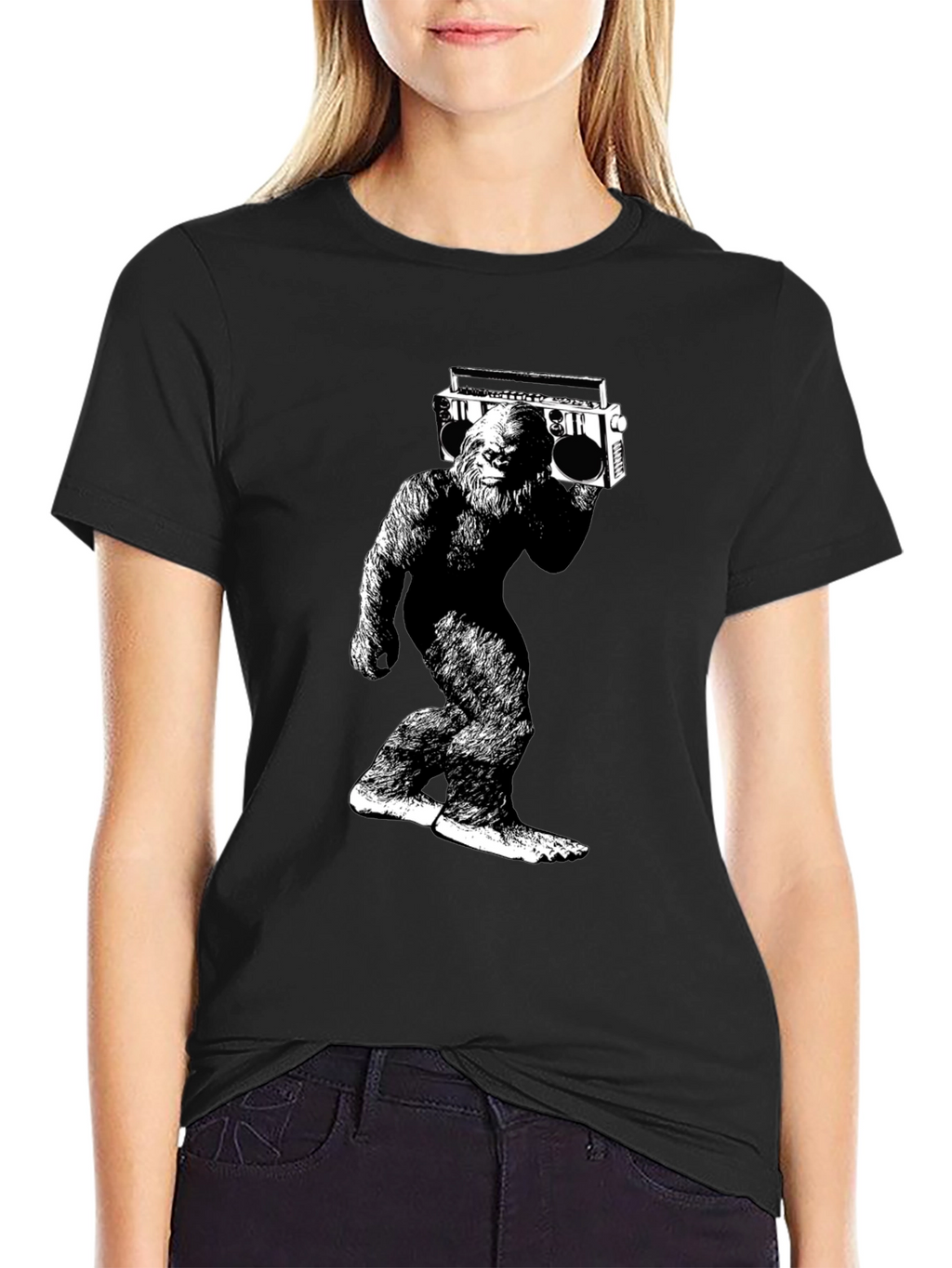 Sasquatch Boombox Graphic Tee