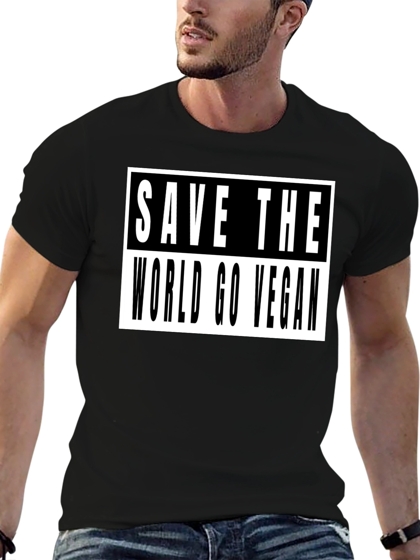 Save The World Go Vegan T-Shirt