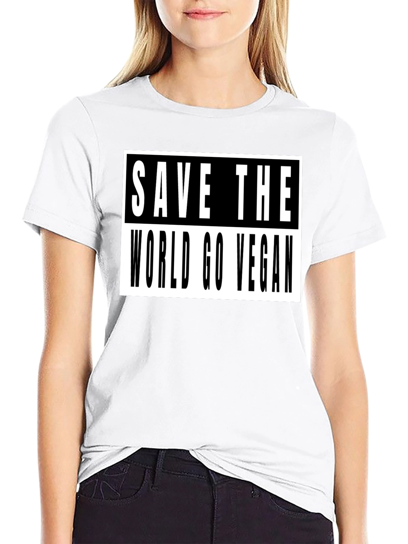 Save The World Go Vegan T-Shirt