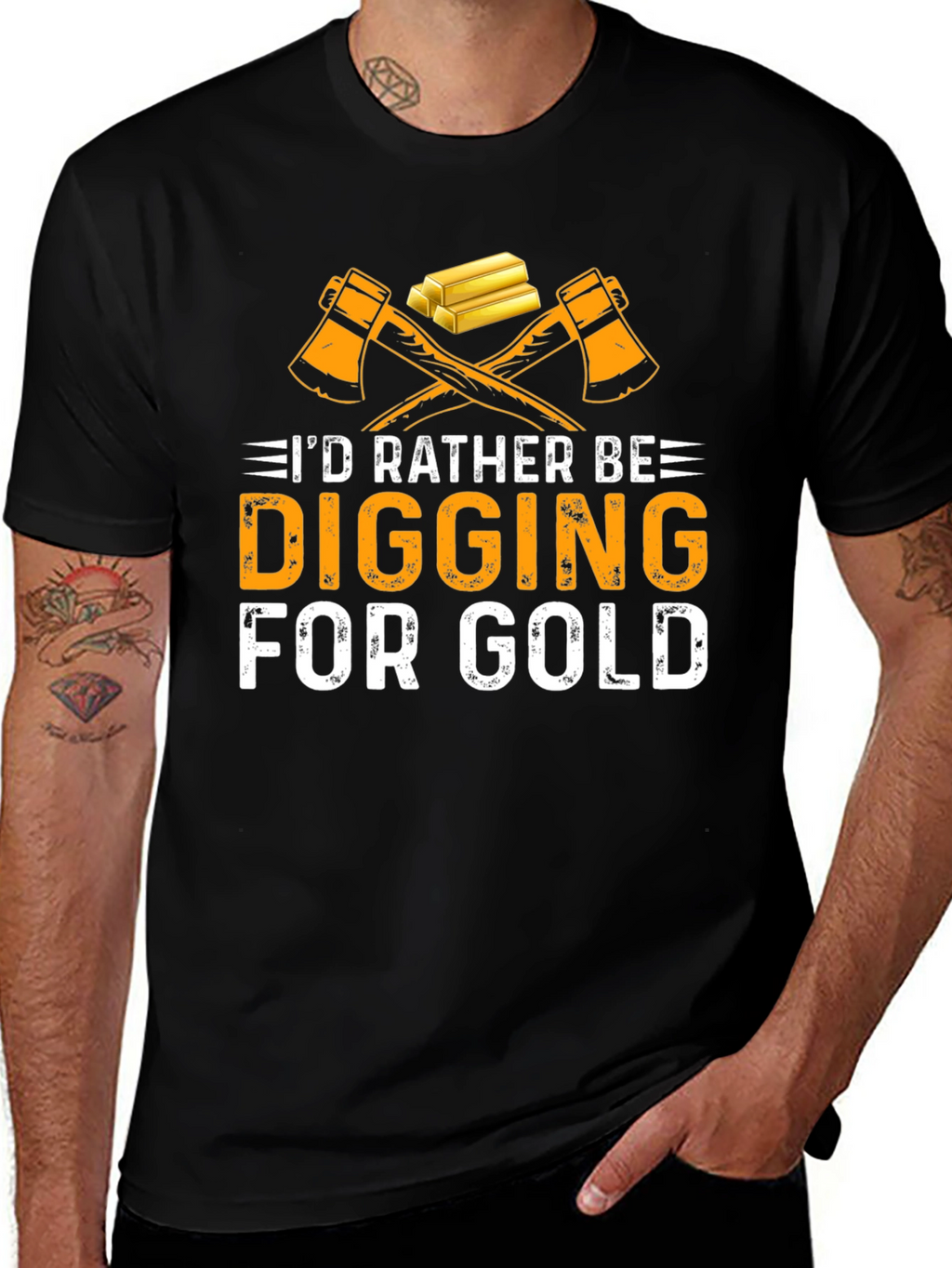 Digging For Gold T-Shirt - Miner Gift Idea