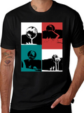 Nature Graphic Print Crew Neck T-Shirt
