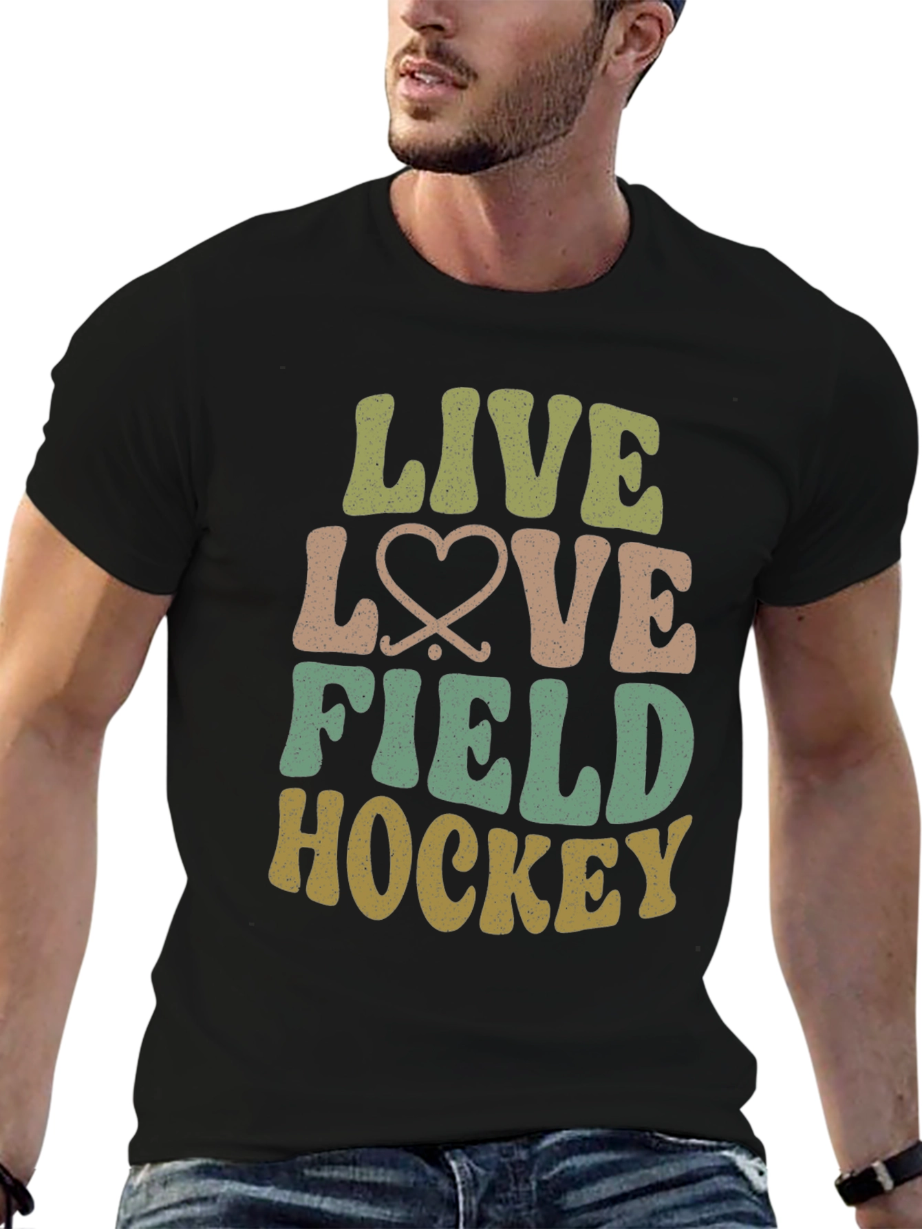 Live Love Field Hockey Graphic Tee