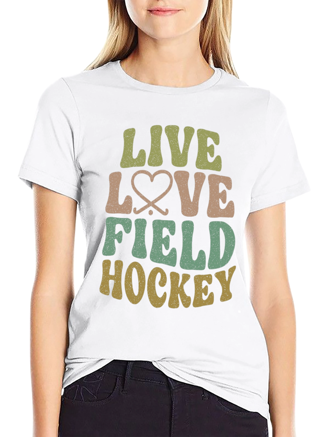 Live Love Field Hockey Graphic Tee
