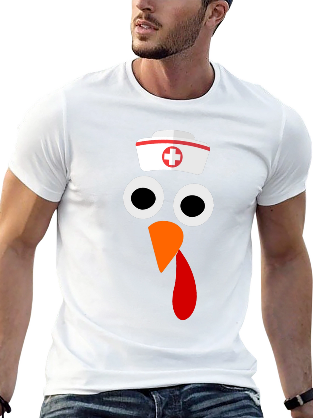 Funny Nurse Turkey Thanksgiving T-Shirt