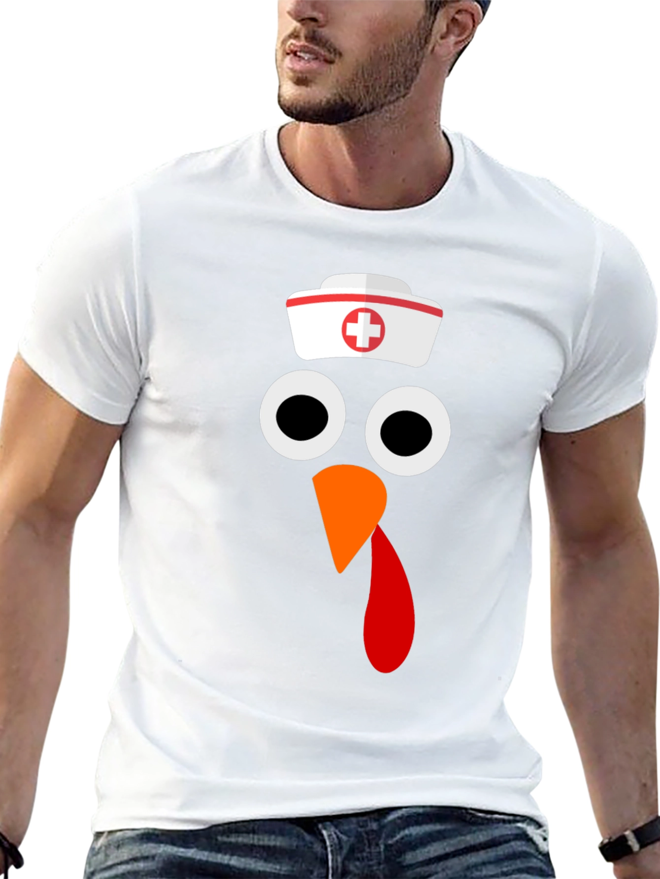 Funny Nurse Turkey Thanksgiving T-Shirt