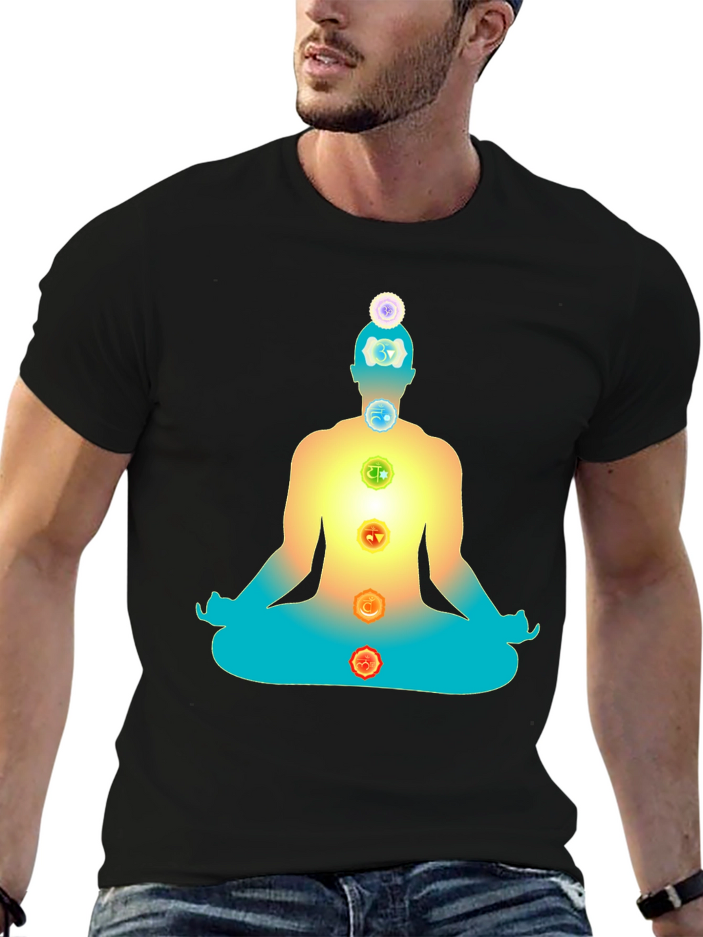 Chakra Meditation T-Shirt - Balance & Harmony