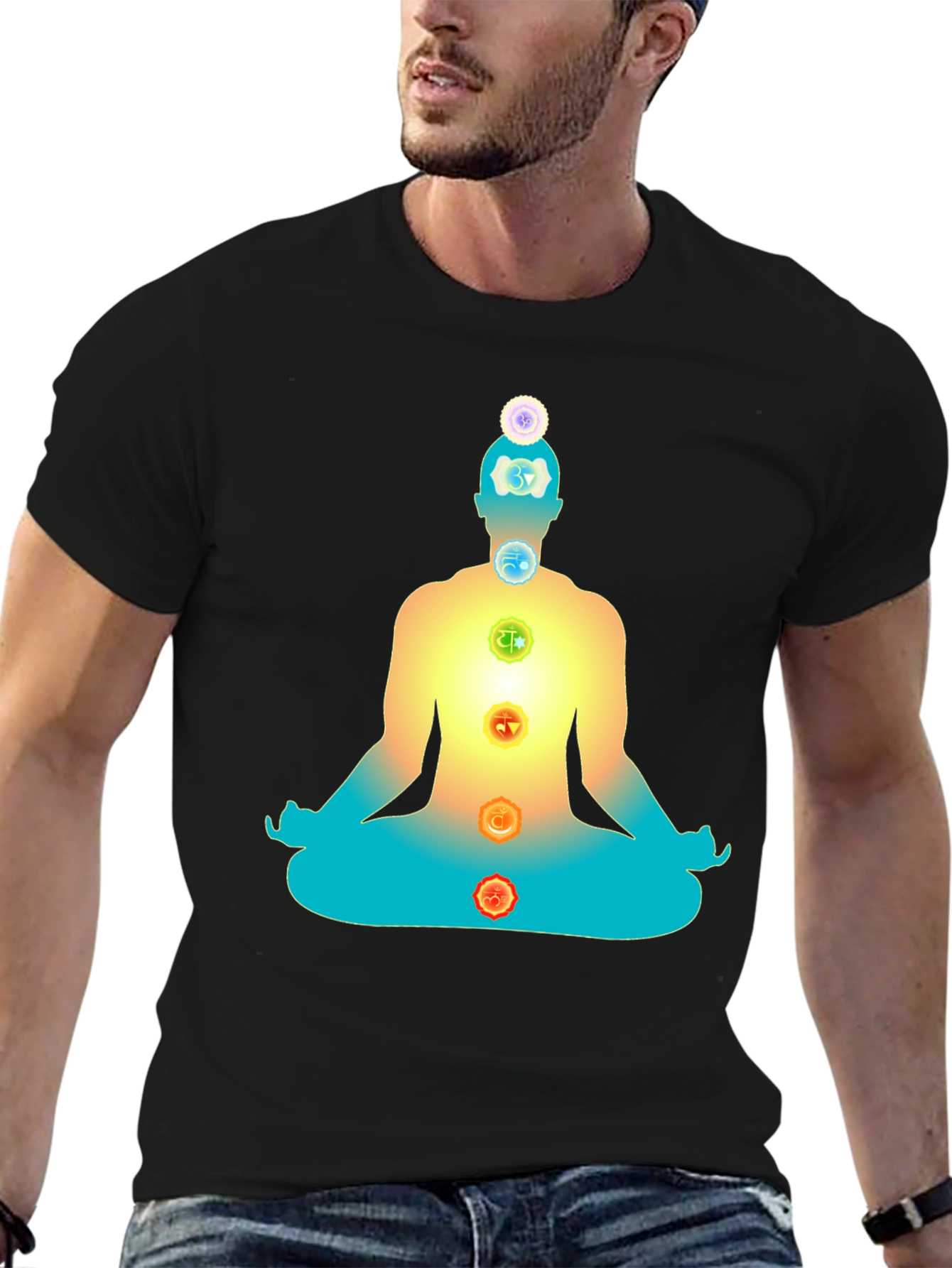 Chakra Meditation T-Shirt - Balance & Harmony