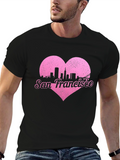 San Francisco Heart T-Shirt - City Skyline Tee