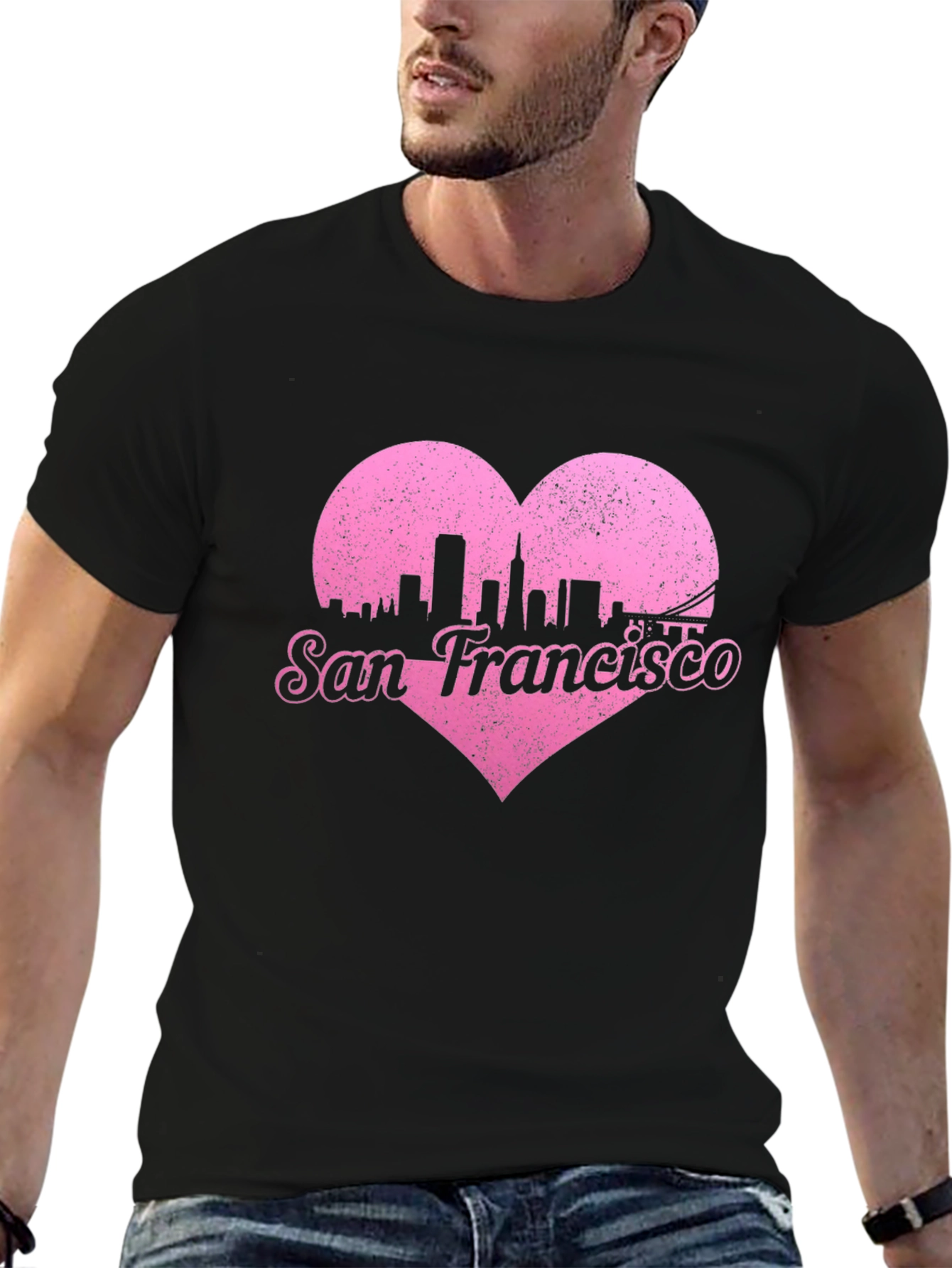 San Francisco Heart T-Shirt - City Skyline Tee
