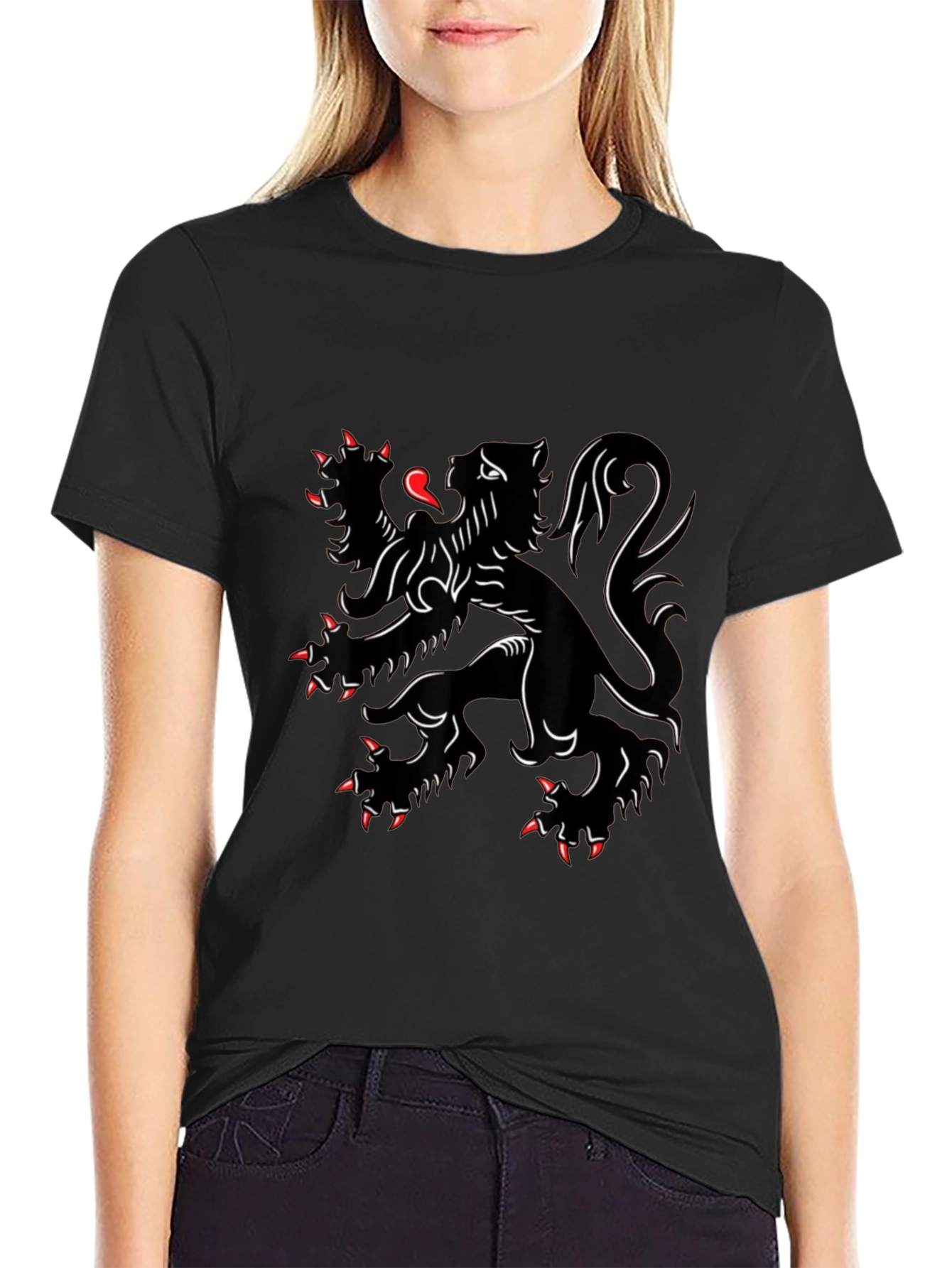 Black Lion Crest T-Shirt