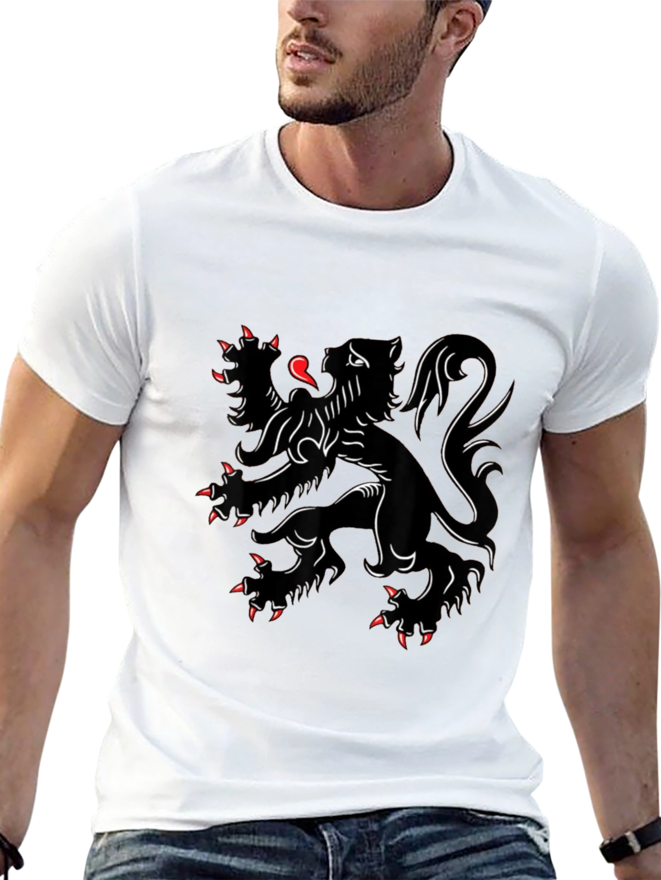 Black Lion Crest T-Shirt