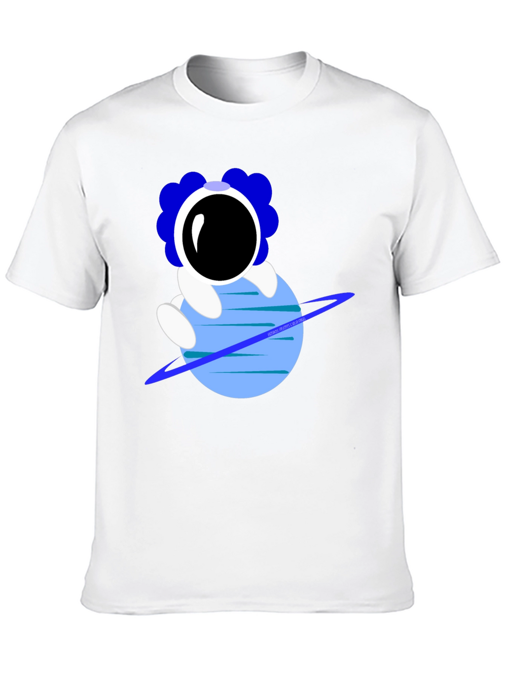 Astronaut on Planet Graphic T-Shirt