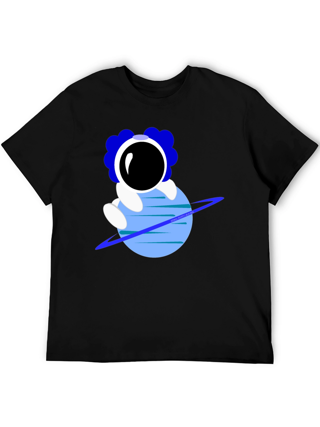 Astronaut on Planet Graphic T-Shirt