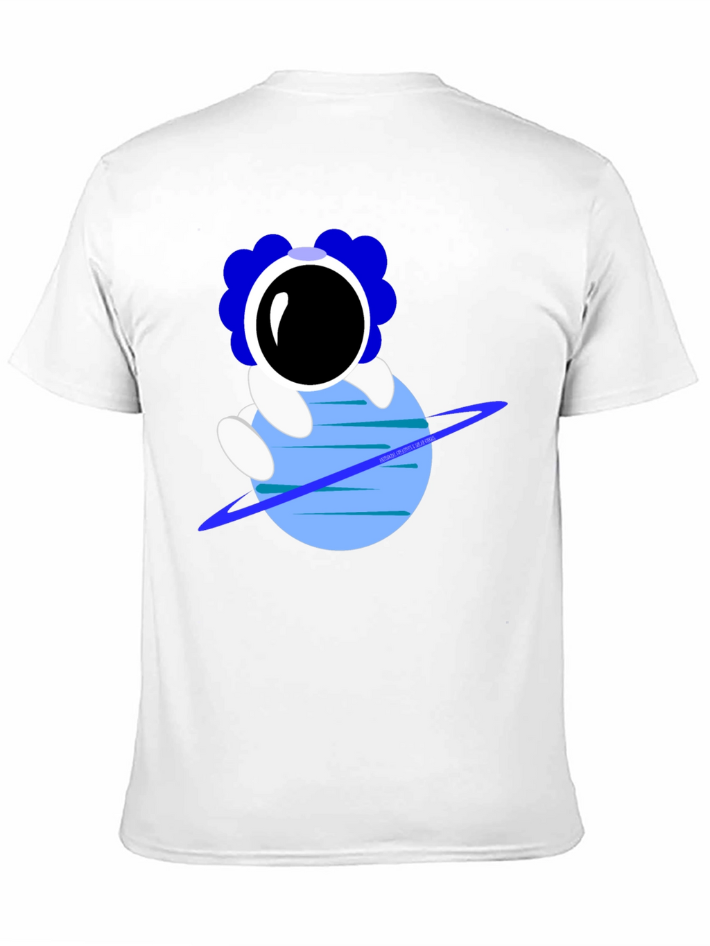 Astronaut on Planet Graphic T-Shirt