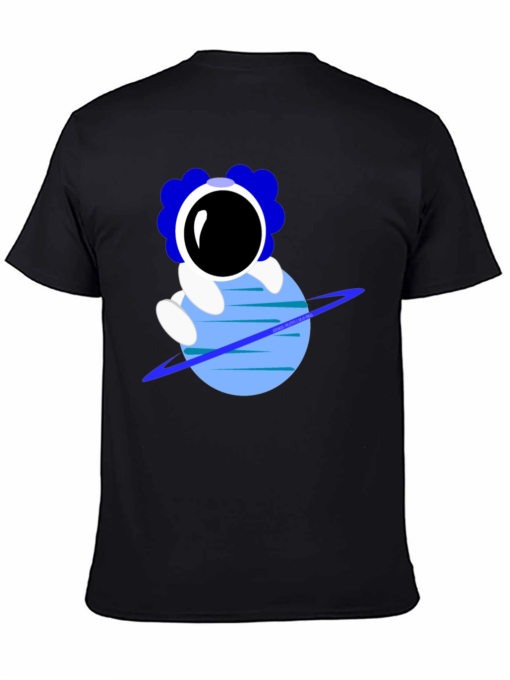 Astronaut on Planet Graphic T-Shirt