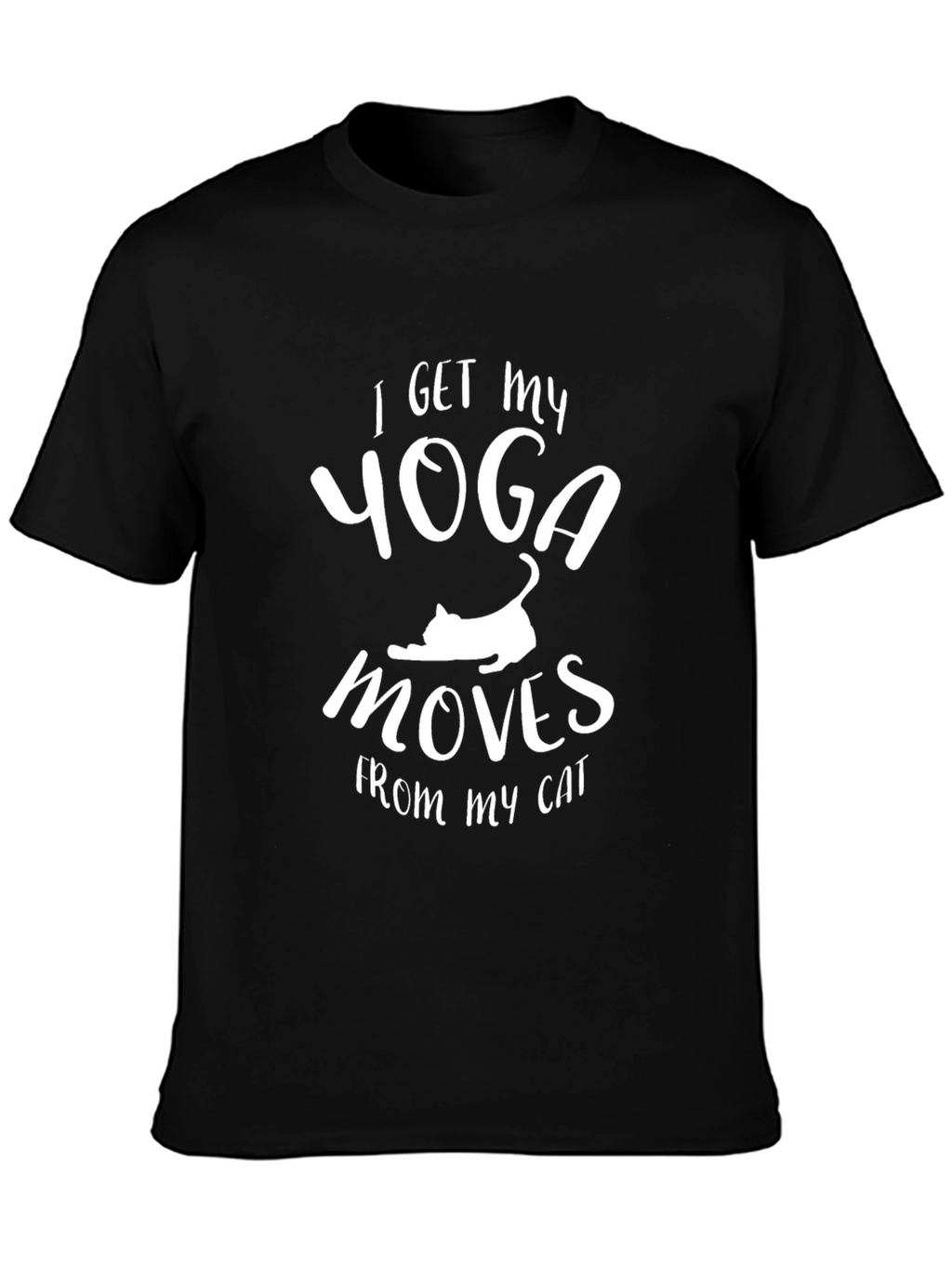 Yoga Cat T-Shirt - Funny Yoga Moves Tee