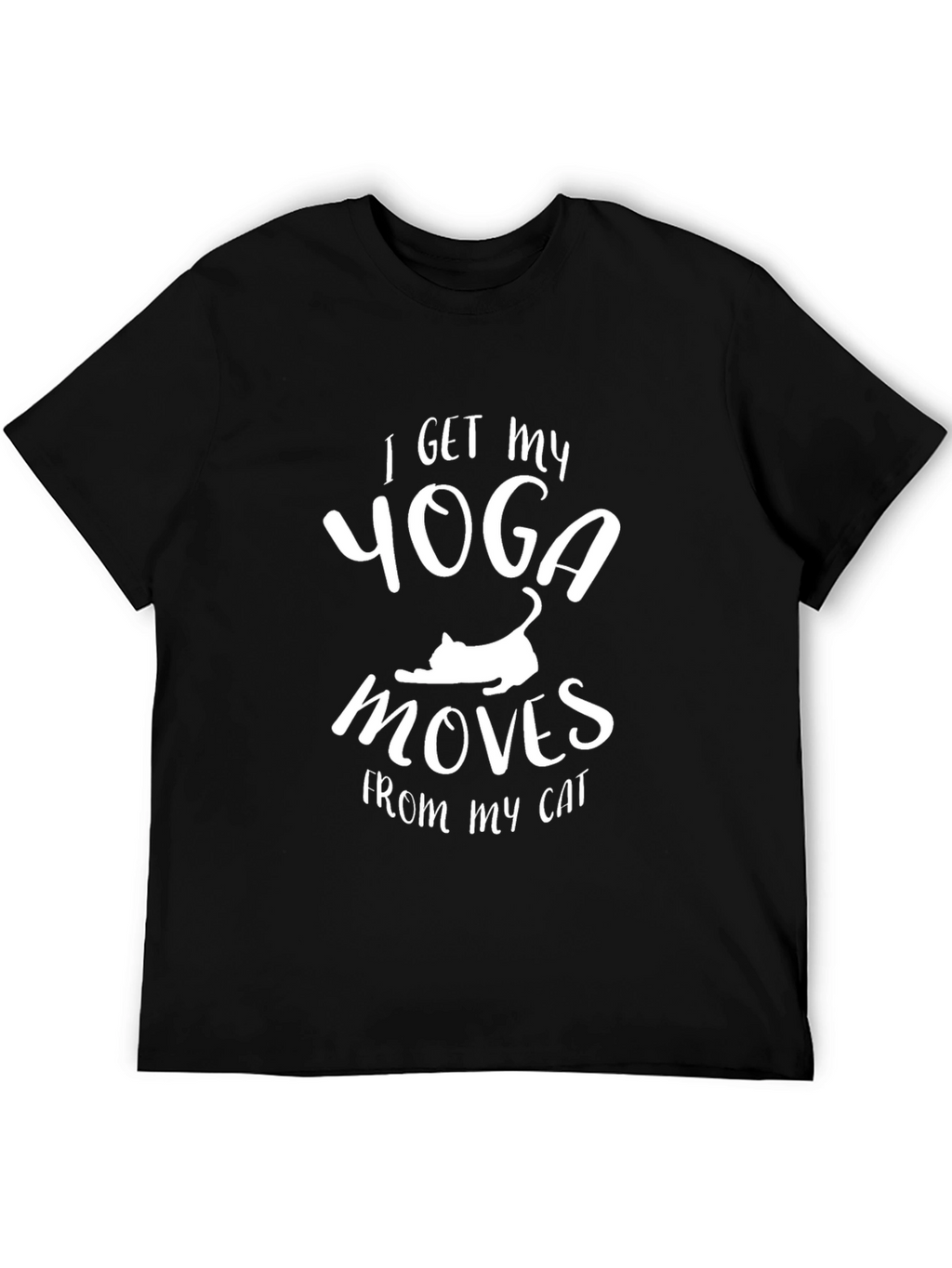Yoga Cat T-Shirt - Funny Yoga Moves Tee