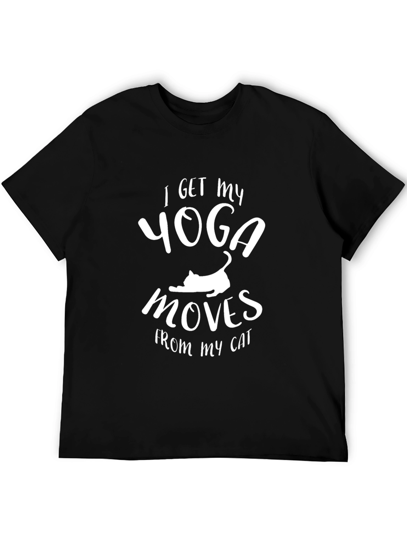 Yoga Cat T-Shirt - Funny Yoga Moves Tee