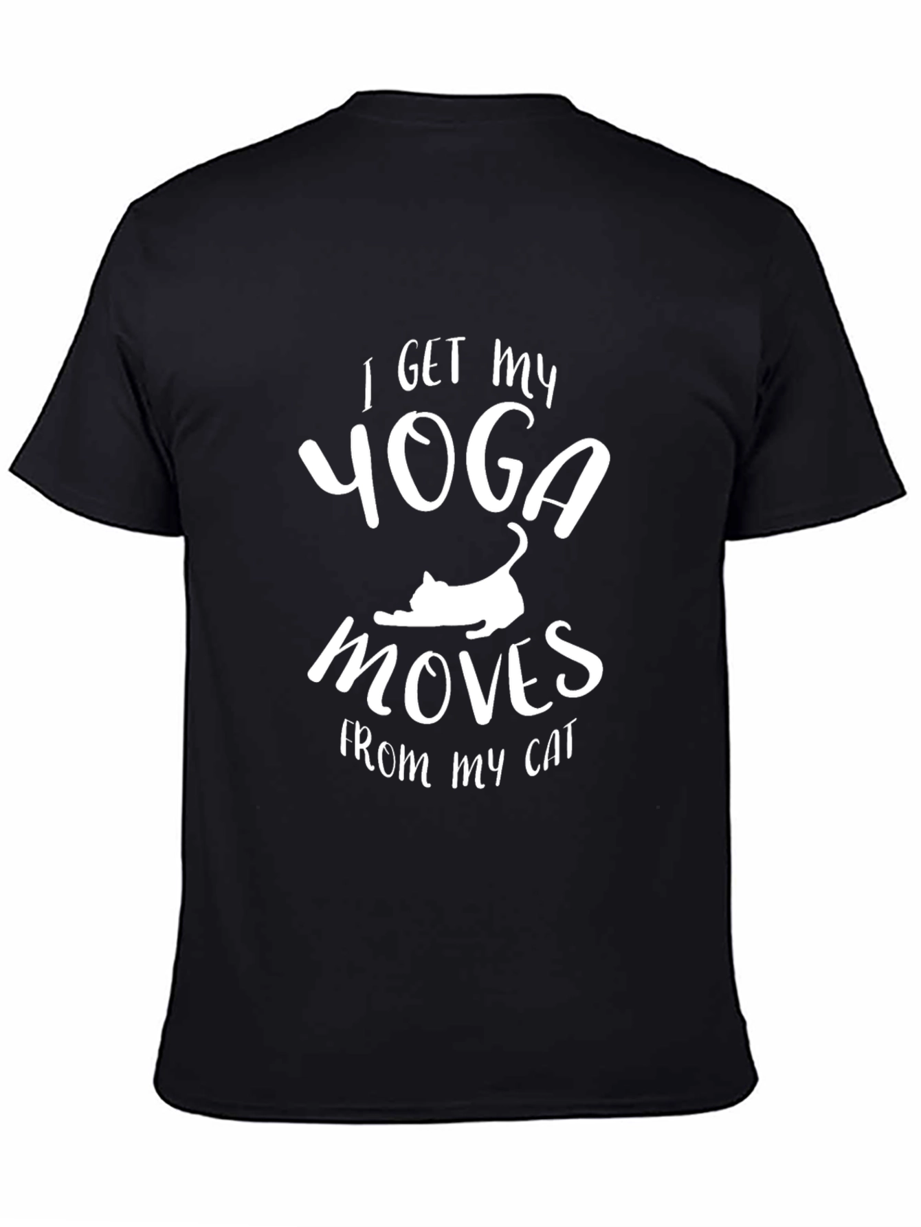 Yoga Cat T-Shirt - Funny Yoga Moves Tee