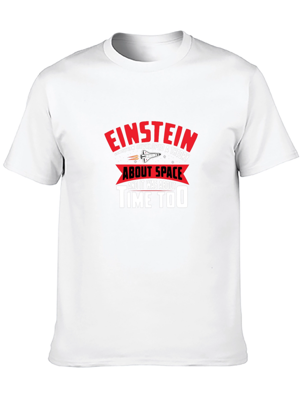 Einstein Space & Time T-Shirt - Black