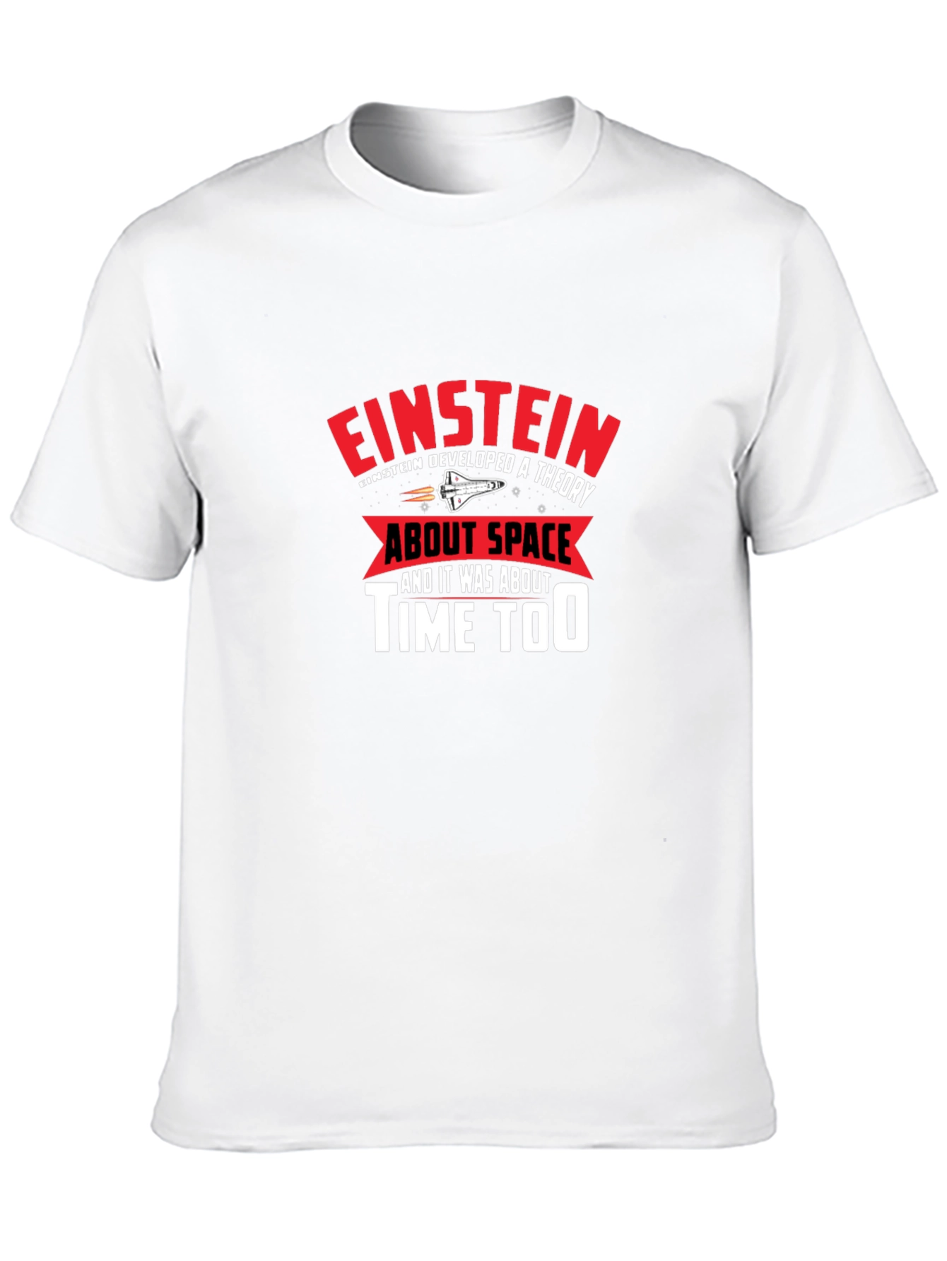 Einstein Space & Time T-Shirt - Black