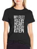 My Feet Hold My Heart Dancer T-Shirt