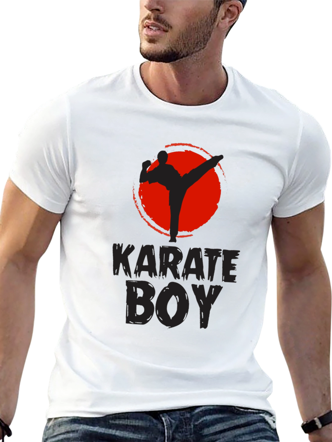 Karate Boy T-Shirt - Black Martial Arts Tee