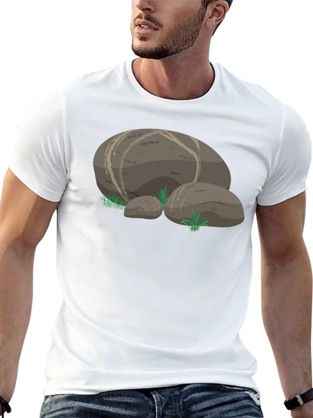 Rocky Graphic Tee - Black Unisex Cotton T-Shirt