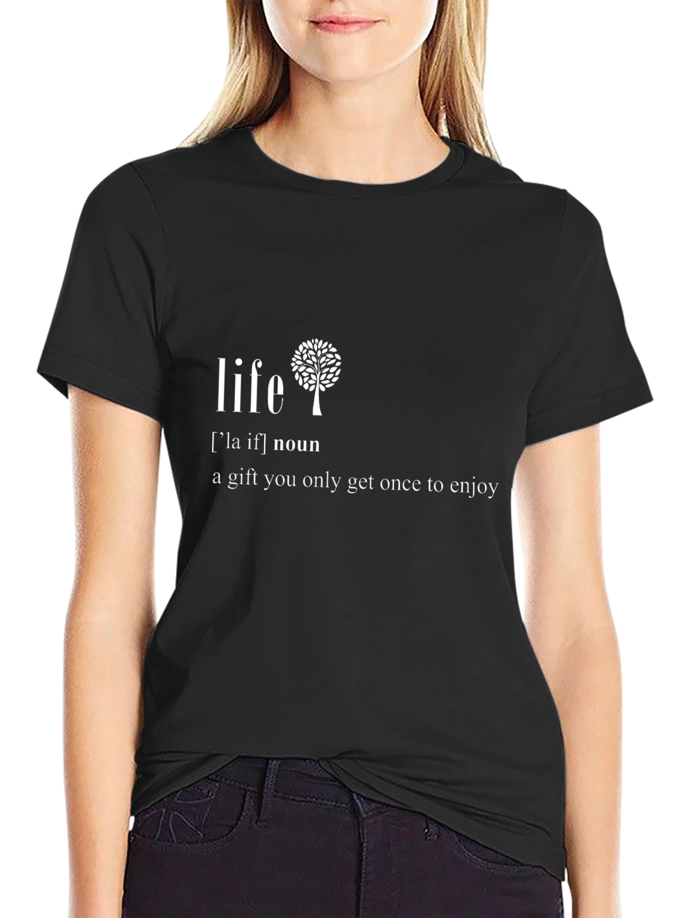 Life Definition Graphic Tee - Inspirational Gift T-Shirt