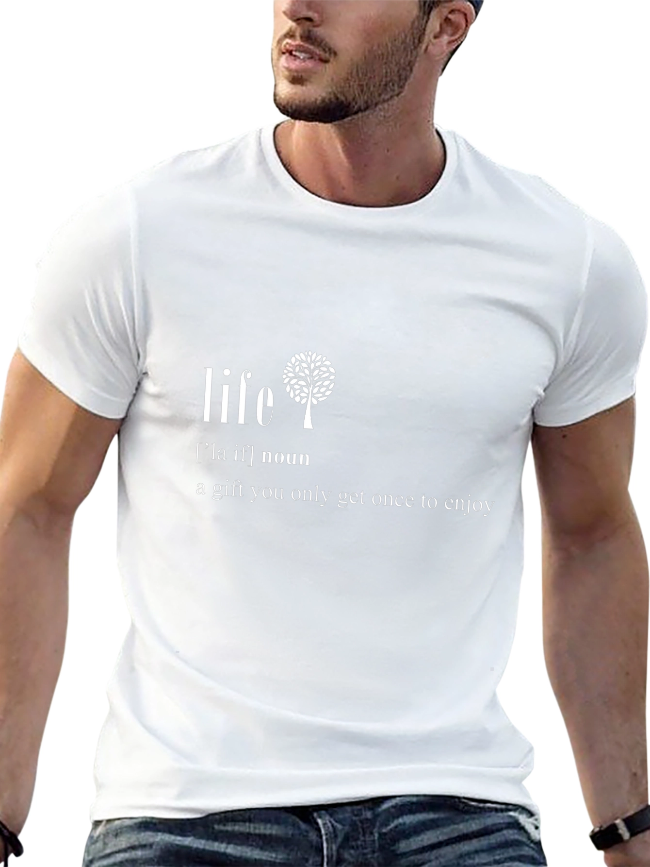 Life Definition Graphic Tee - Inspirational Gift T-Shirt