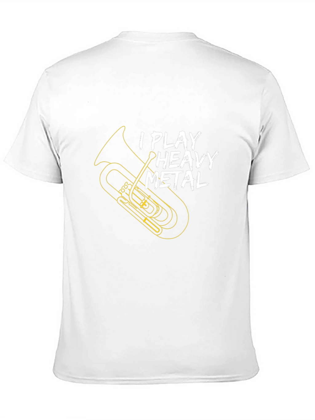 Heavy Metal Tuba Player Black T-Shirt