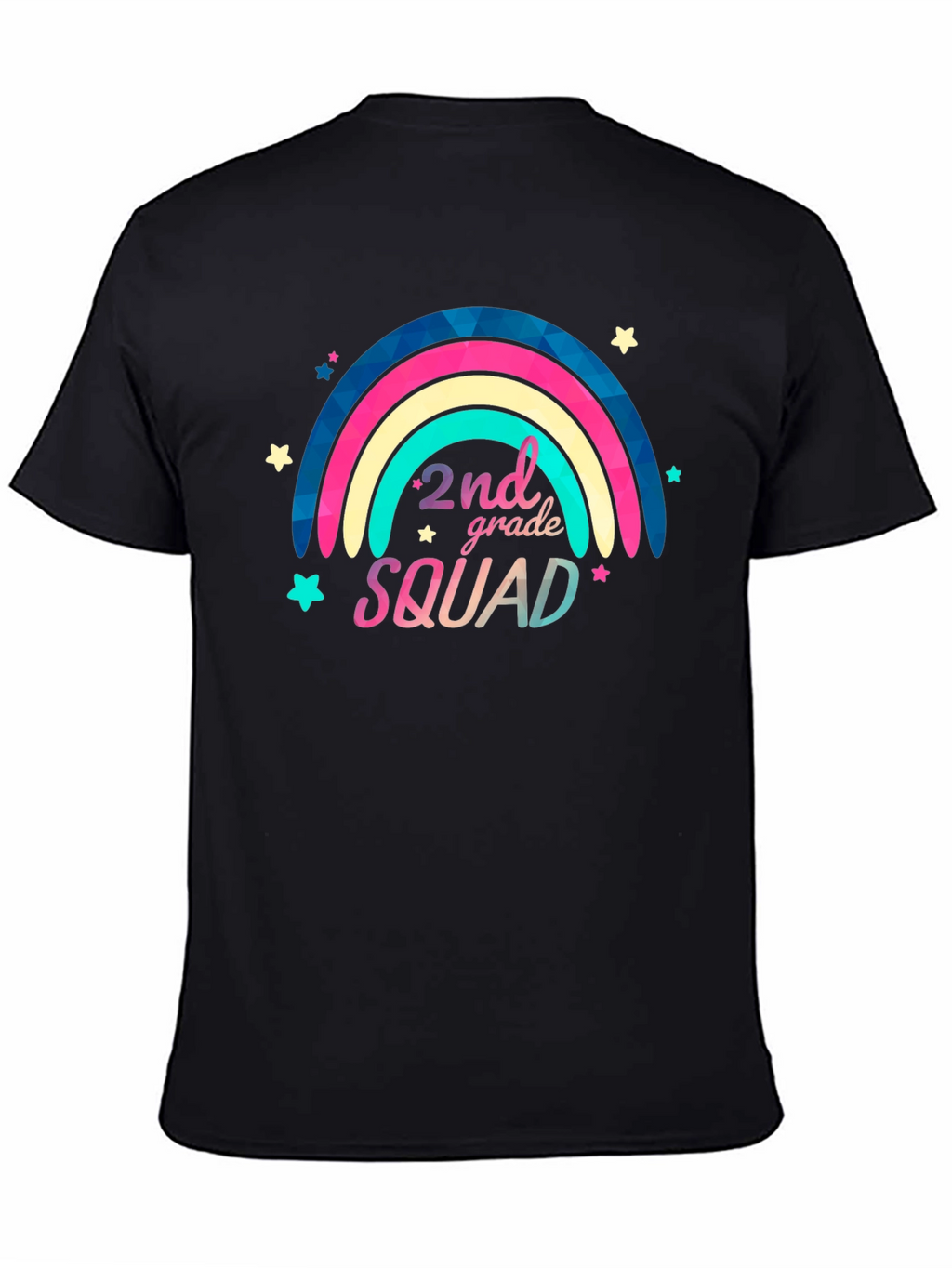 2nd Grade Squad Black T-Shirt