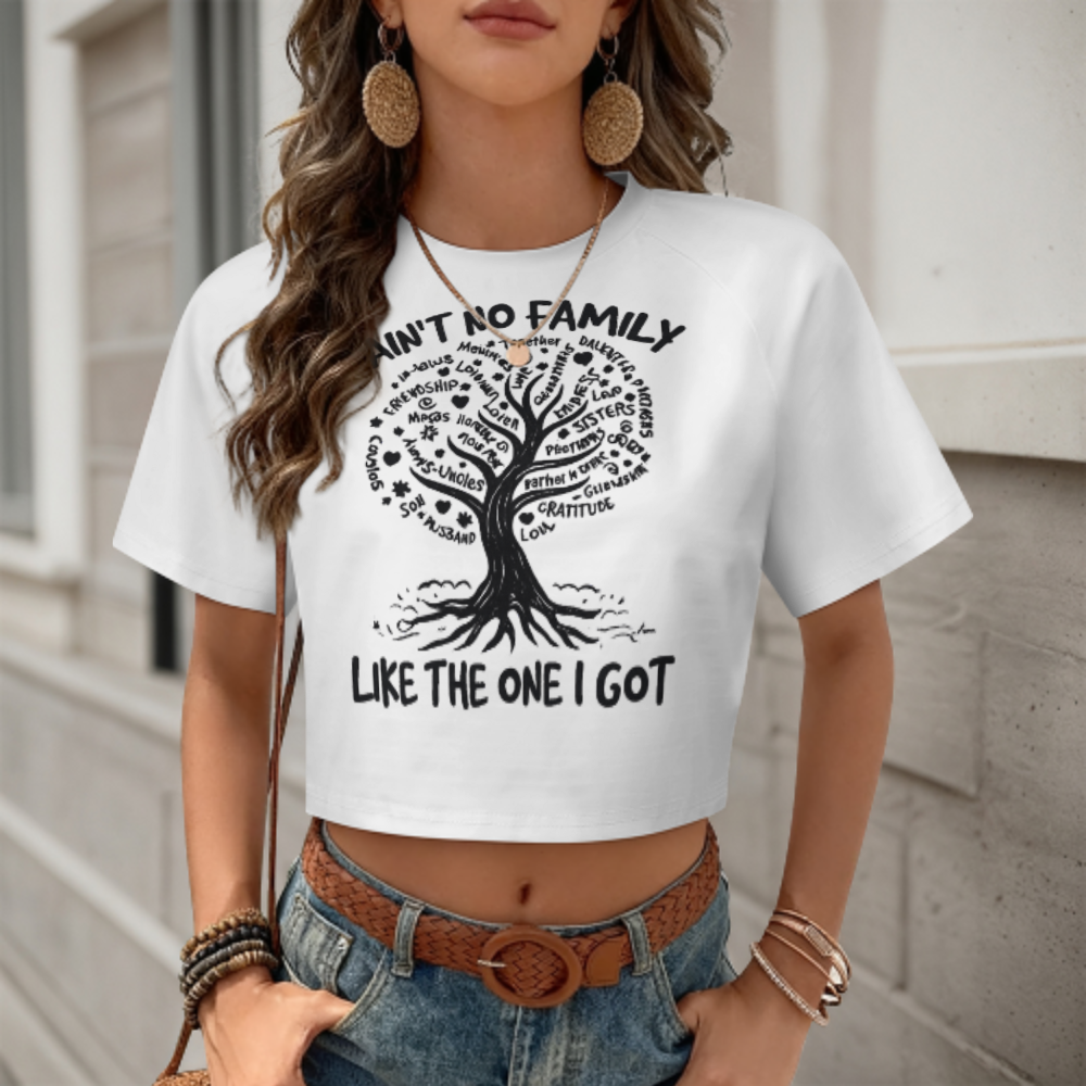 Ain’t No Family Like The One I Got Tree Shirt – Meaningful Family Love Graphic Tee(z893)