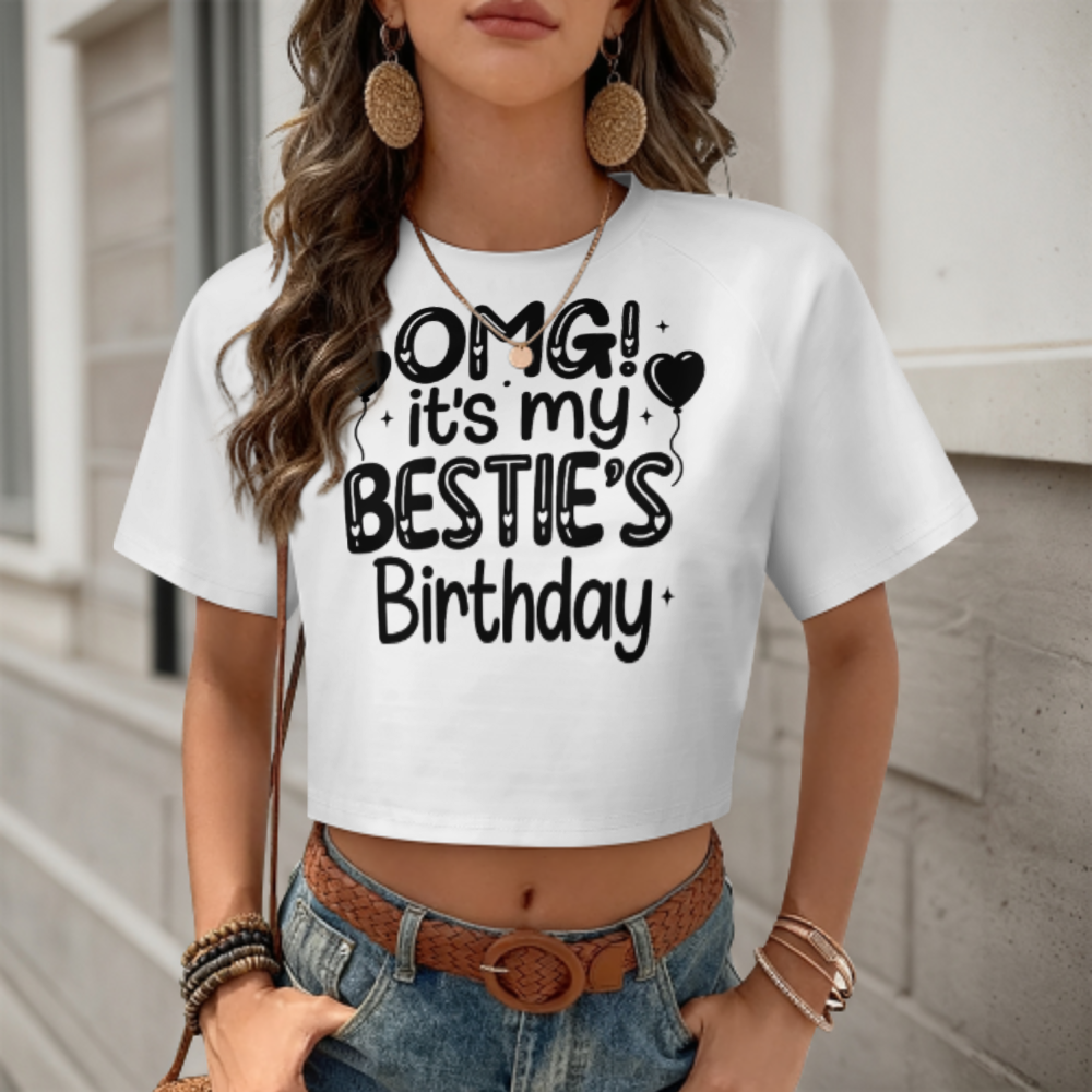 OMG It’s My Bestie’s Birthday Shirt | Best Friend Birthday Party Matching Tee(z898)