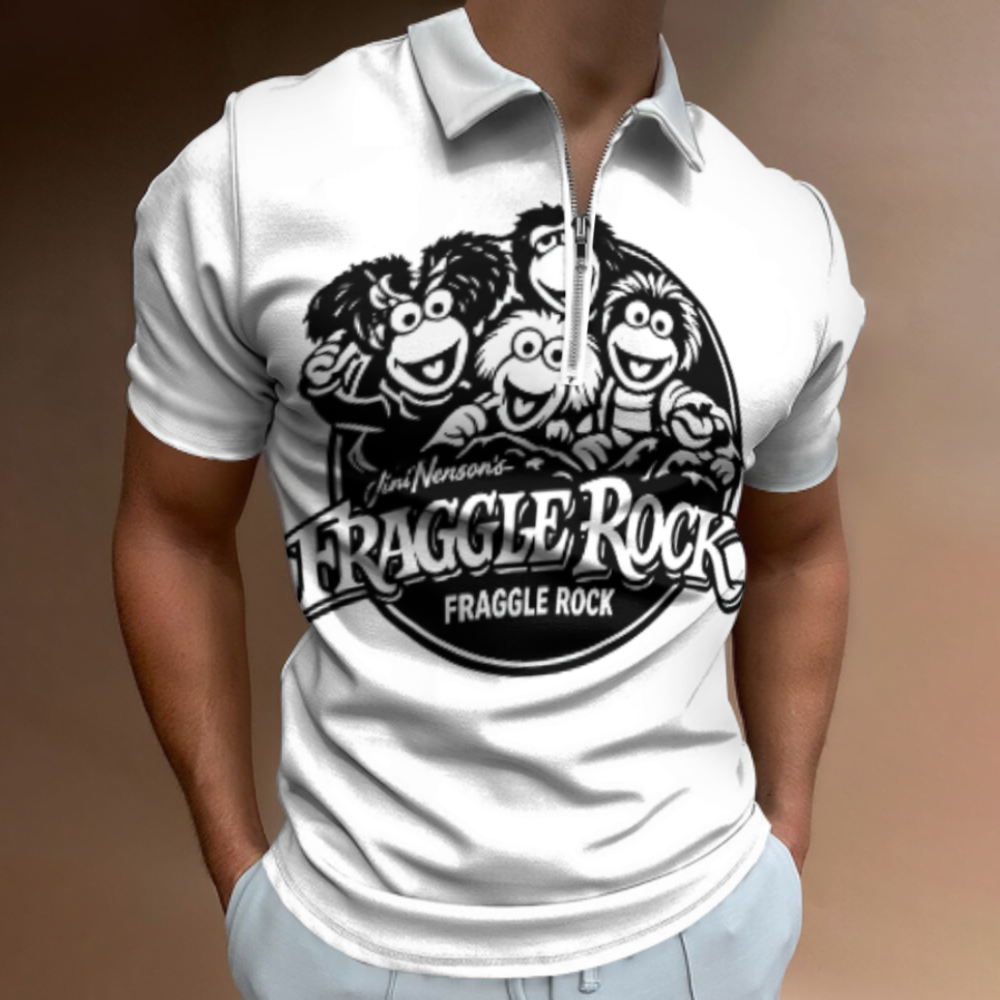 Fraggle Rock Retro Cartoon Graphic Tee | Vintage 80s Nostalgia Shirt | Classic TV Fan Apparel(z913)