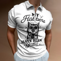My Flabbers Have Been Gasted Funny Cat Graphic T-Shirt | Cute Shocked Kitty Meme Tee for Cat Lovers(z916)